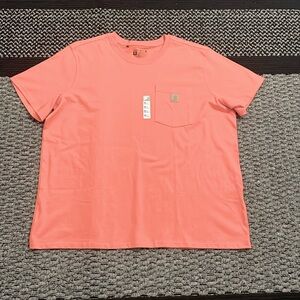 Carhartt Loose Fit T-shirt Women’s Sz XXL Workwear Utility Construction Rustic